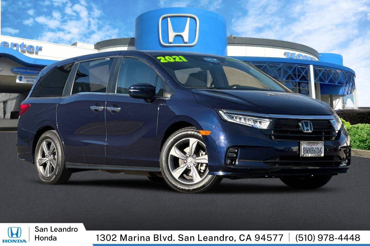 2021 Honda Odyssey EX — Minivan — 36,776 mi — San Leandro, CA