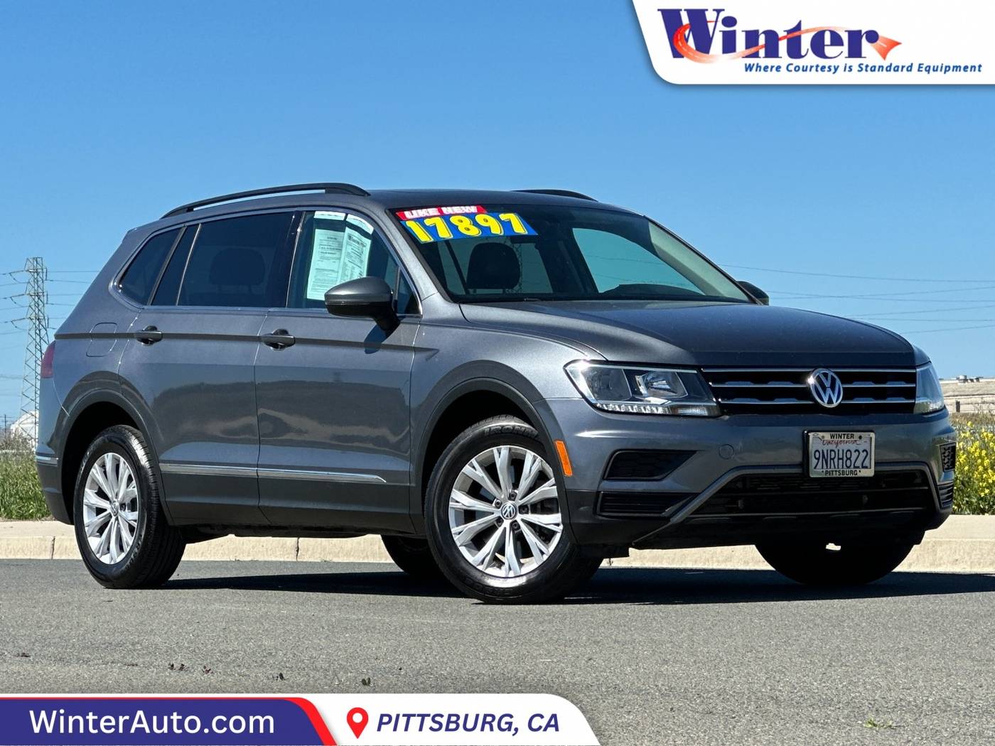 2018 Volkswagen Tiguan SE — SUV — 46,817 mi — Pittsburg, CA