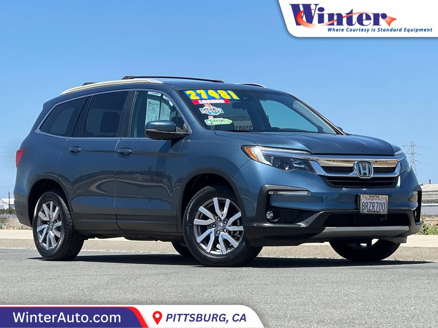 2020 Honda Pilot EX — SUV — 38,666 mi — Pittsburg, CA
