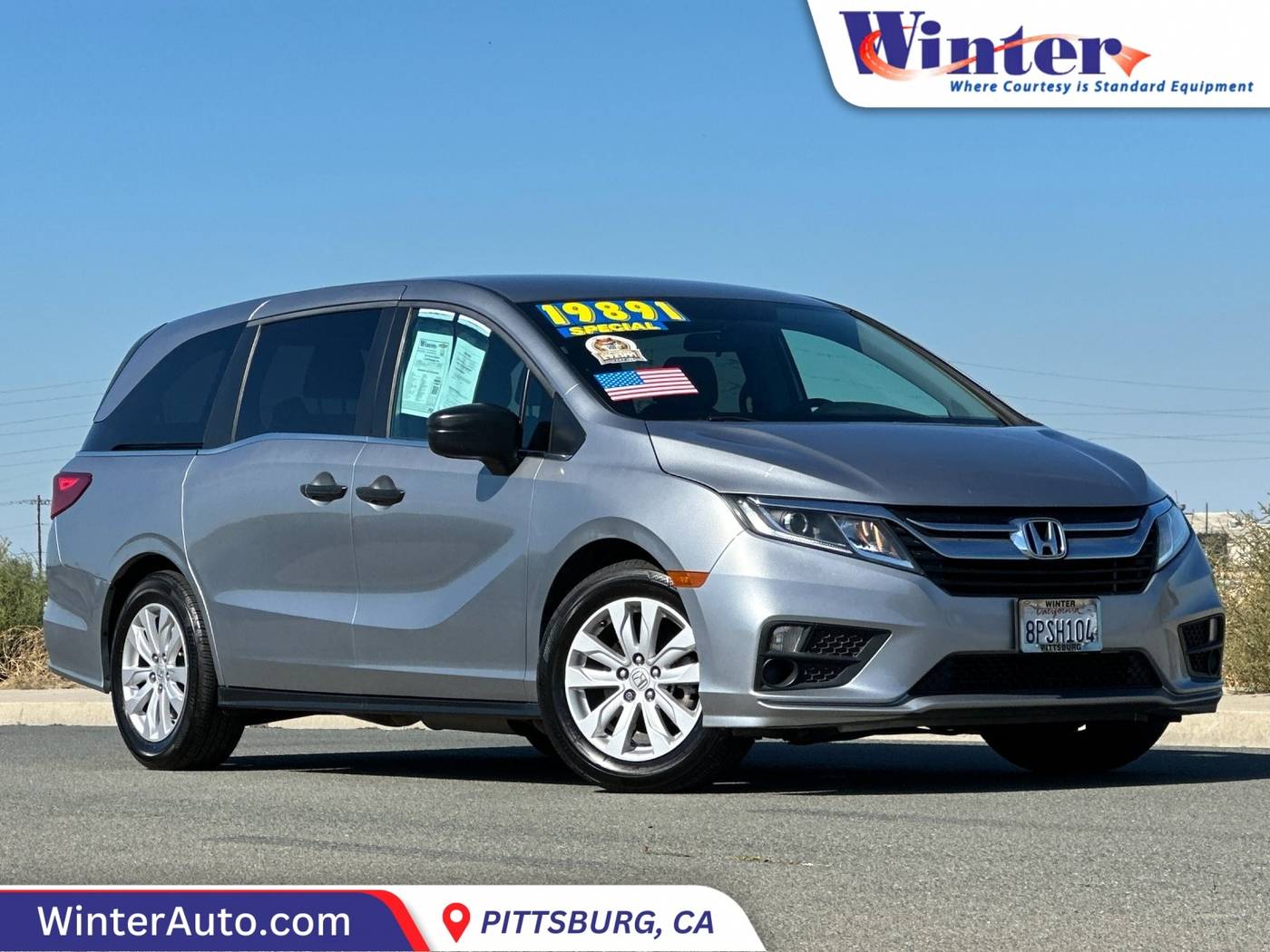 2019 Honda Odyssey LX — Minivan — 98,548 mi — Pittsburg, CA