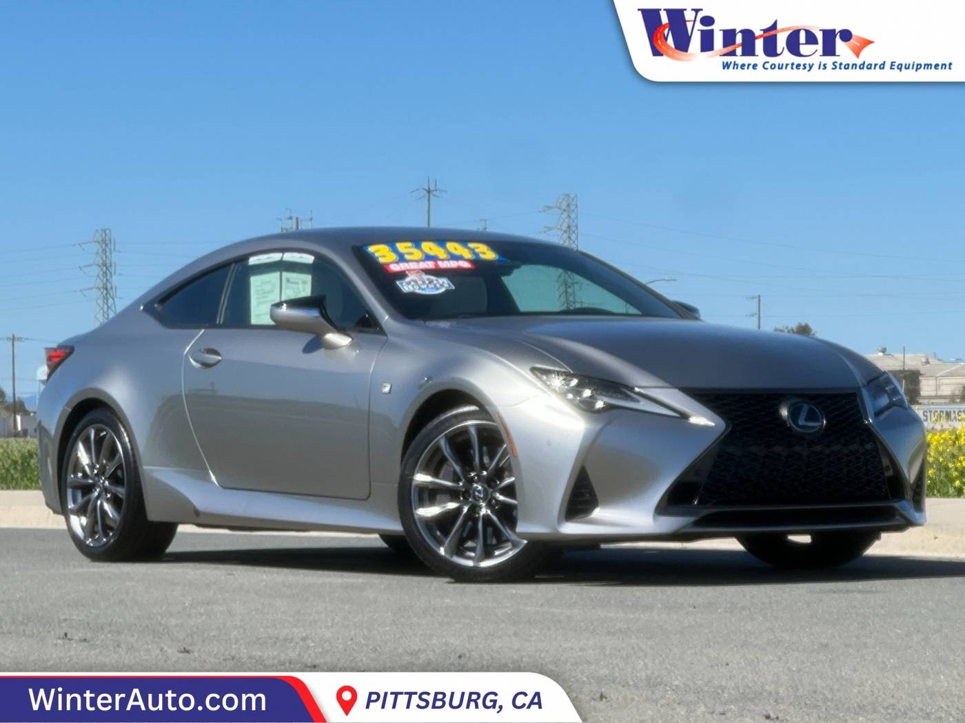 2019 Lexus RC RC 350 — Coupe — 58,119 mi — Pittsburg, CA