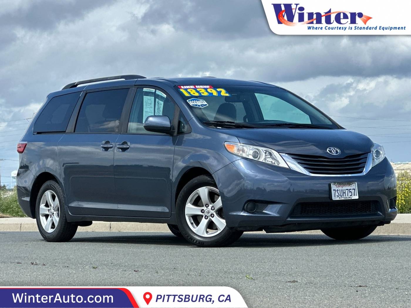 2016 Toyota Sienna L — Minivan — 132,638 mi — Pittsburg, CA