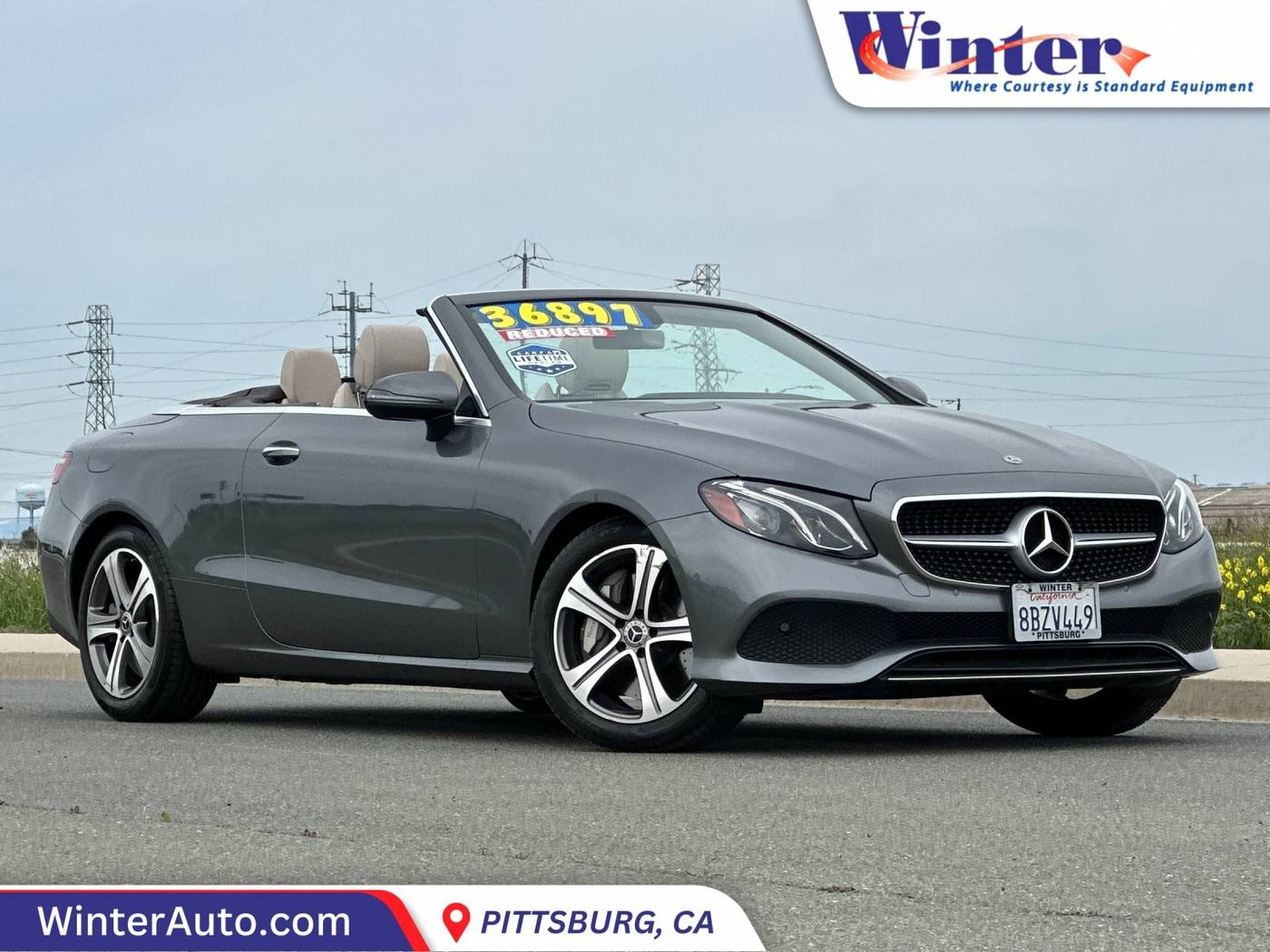 2018 Mercedes-Benz E-Class E 400 — Convertible — 17,411 mi — Pittsburg, CA