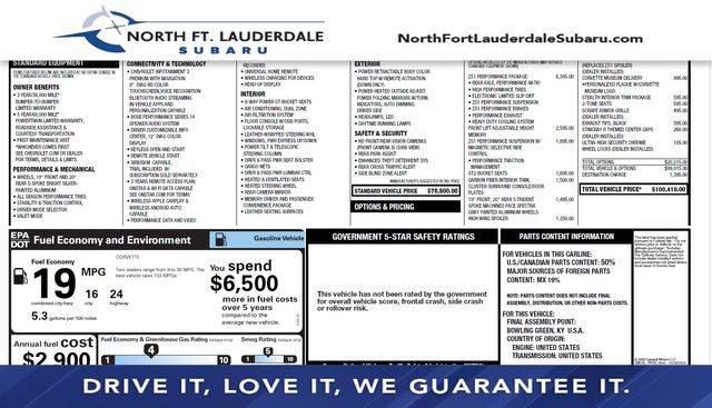 2023 Chevrolet Corvette 2LT — Convertible — 13,005 mi — Fort Lauderdale, FL