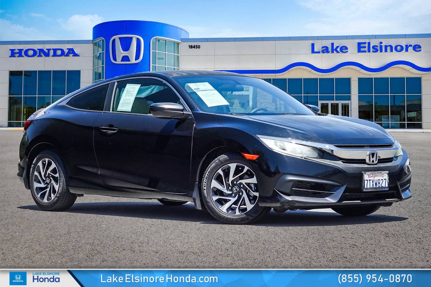 2016 Honda Civic LX — Coupe — 92,794 mi — Lake Elsinore, CA