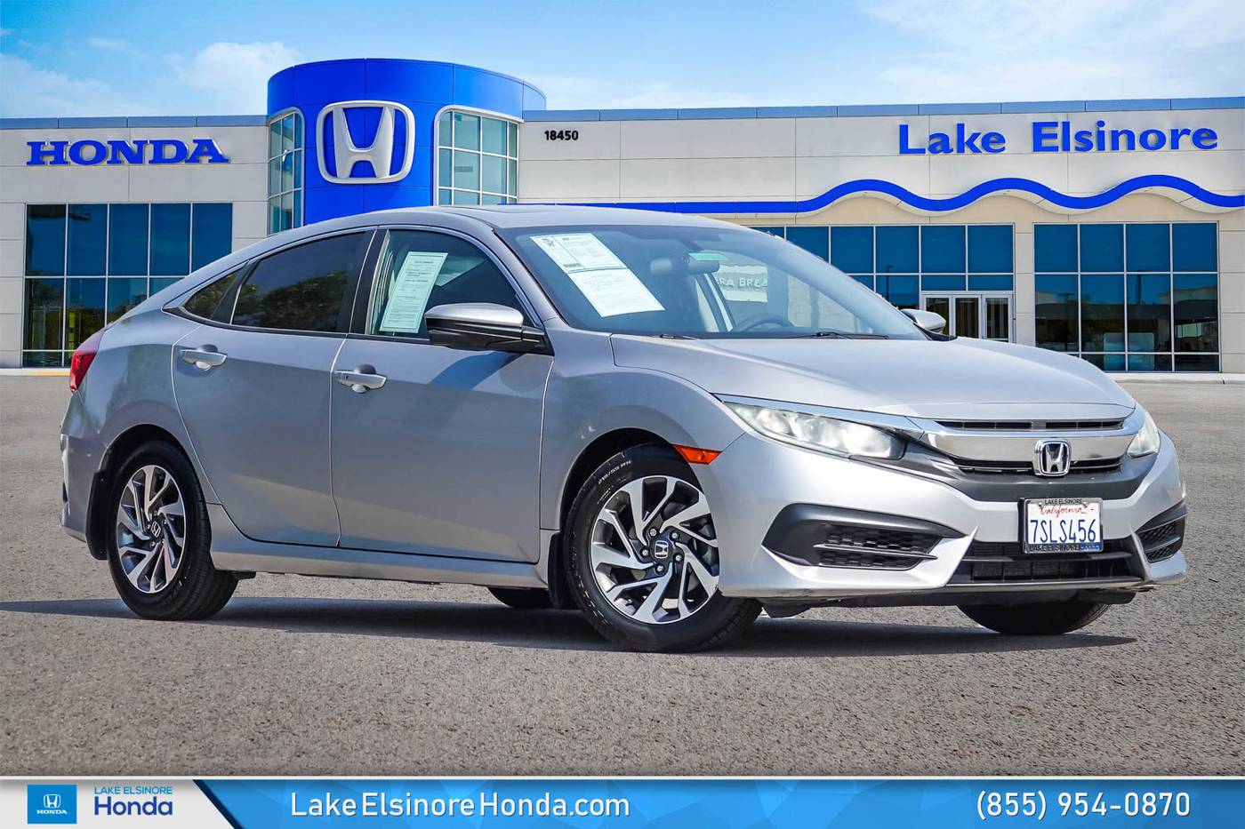 2016 Honda Civic EX — Sedan — 130,303 mi — Lake Elsinore, CA