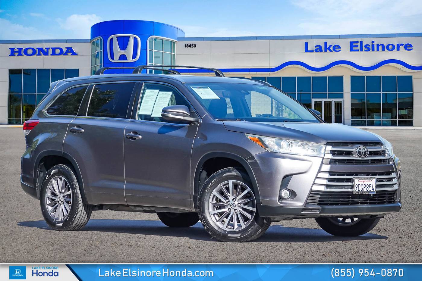 2018 Toyota Highlander XLE — SUV — 68,250 mi — Lake Elsinore, CA