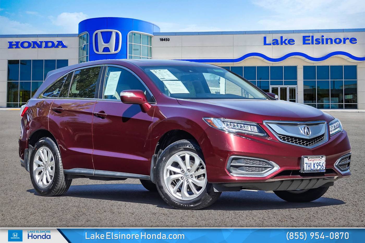 2016 Acura RDX Base — SUV — 72,427 mi — Lake Elsinore, CA