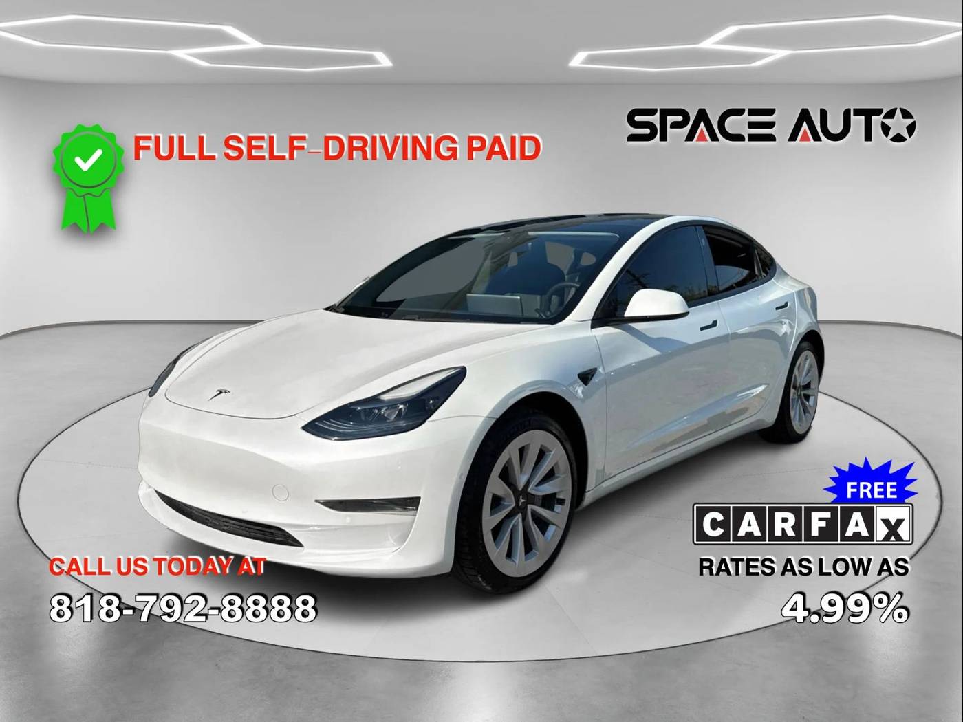 2021 Tesla Model 3 Standard Range Plus — Sedan — 29,484 mi — Azusa, CA