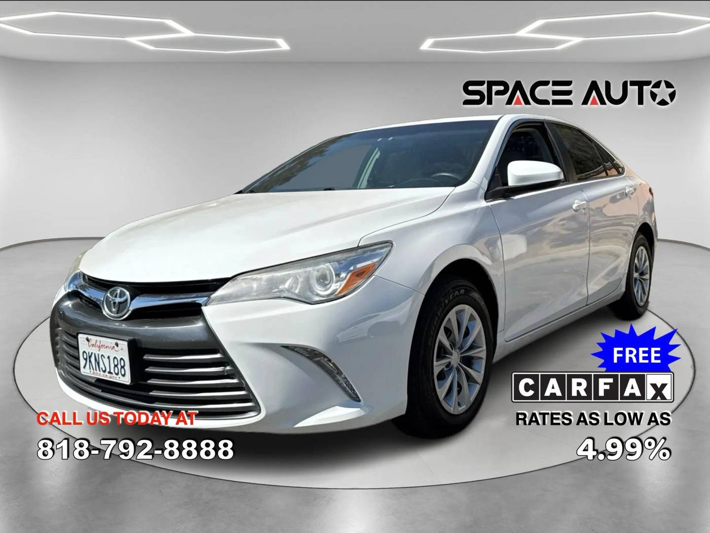 2017 Toyota Camry LE — Sedan — 62,996 mi — Los Angeles, CA