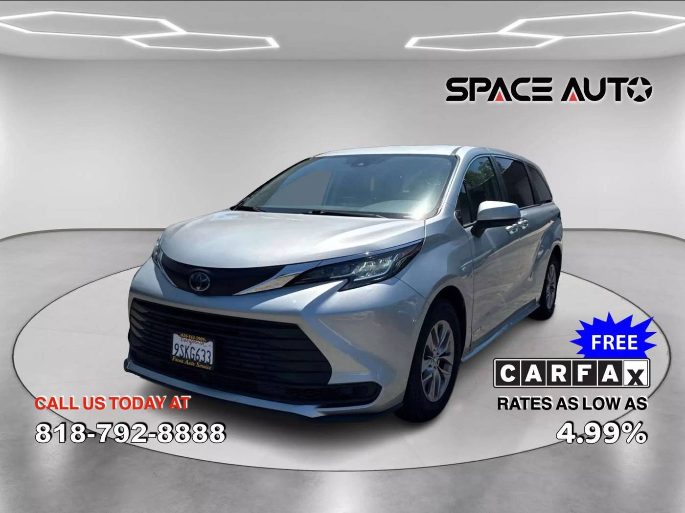 2021 Toyota Sienna LE — Minivan — 91,905 mi — Los Angeles, CA