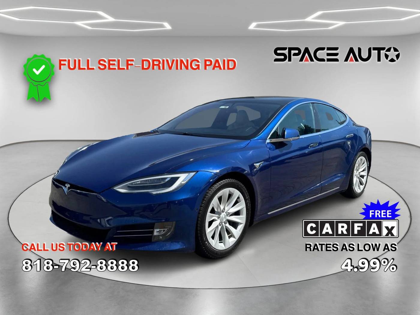 2020 Tesla Model S Long Range Plus — Hatchback — 43,962 mi — Azusa, CA