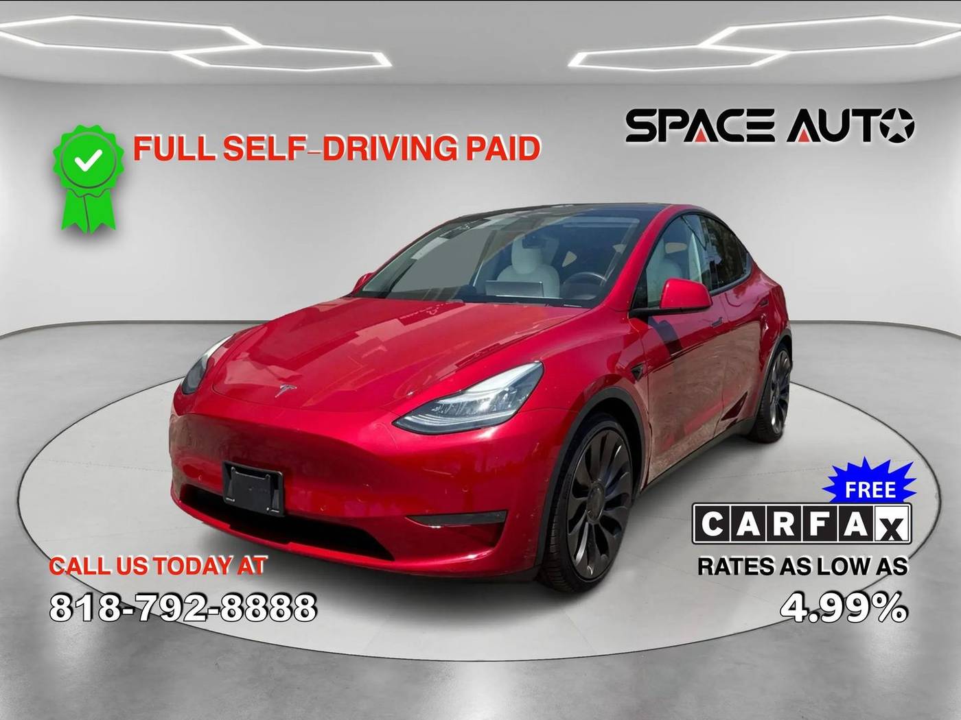 2020 Tesla Model Y Performance — SUV — 50,986 mi — Los Angeles, CA