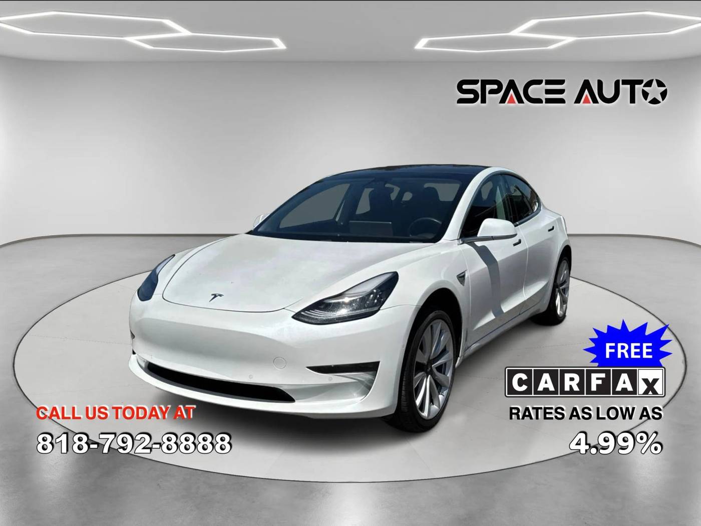 2019 Tesla Model 3 Standard Range Plus — Sedan — 81,574 mi — Los Angeles, CA
