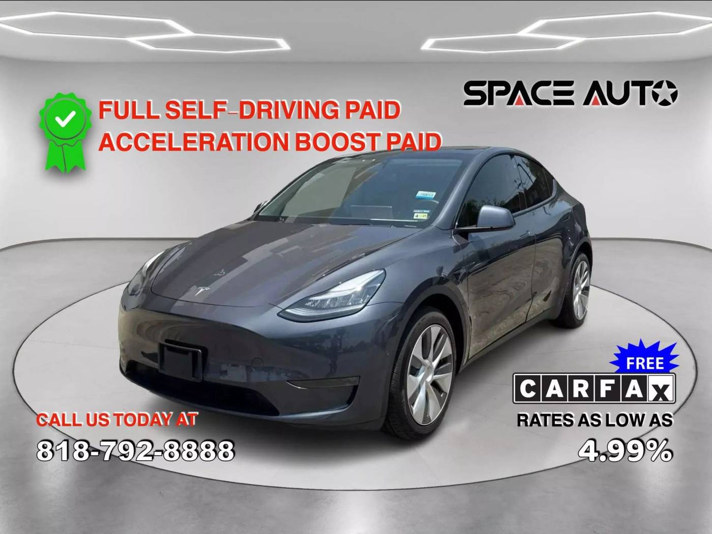 2020 Tesla Model Y Long Range — SUV — 53,089 mi — Los Angeles, CA