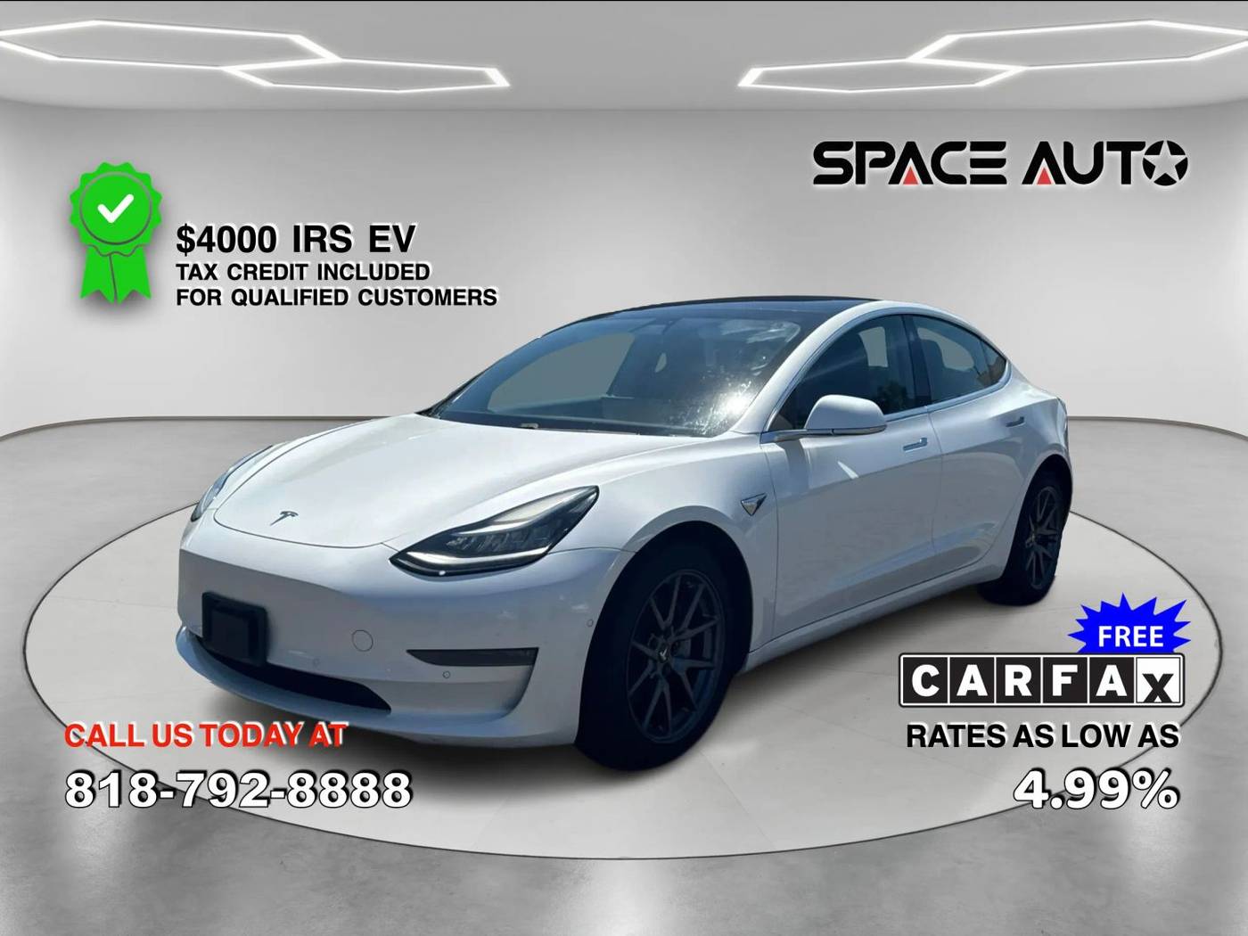 2020 Tesla Model 3 Long Range — Sedan — 72,823 mi — Azusa, CA