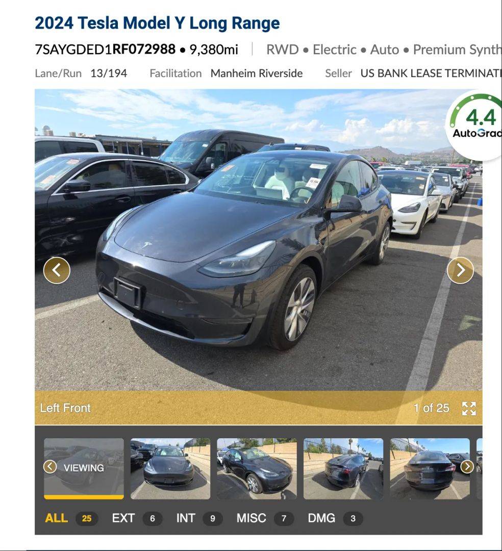 2024 Tesla Model Y Long Range — SUV — 9,380 mi — Azusa, CA