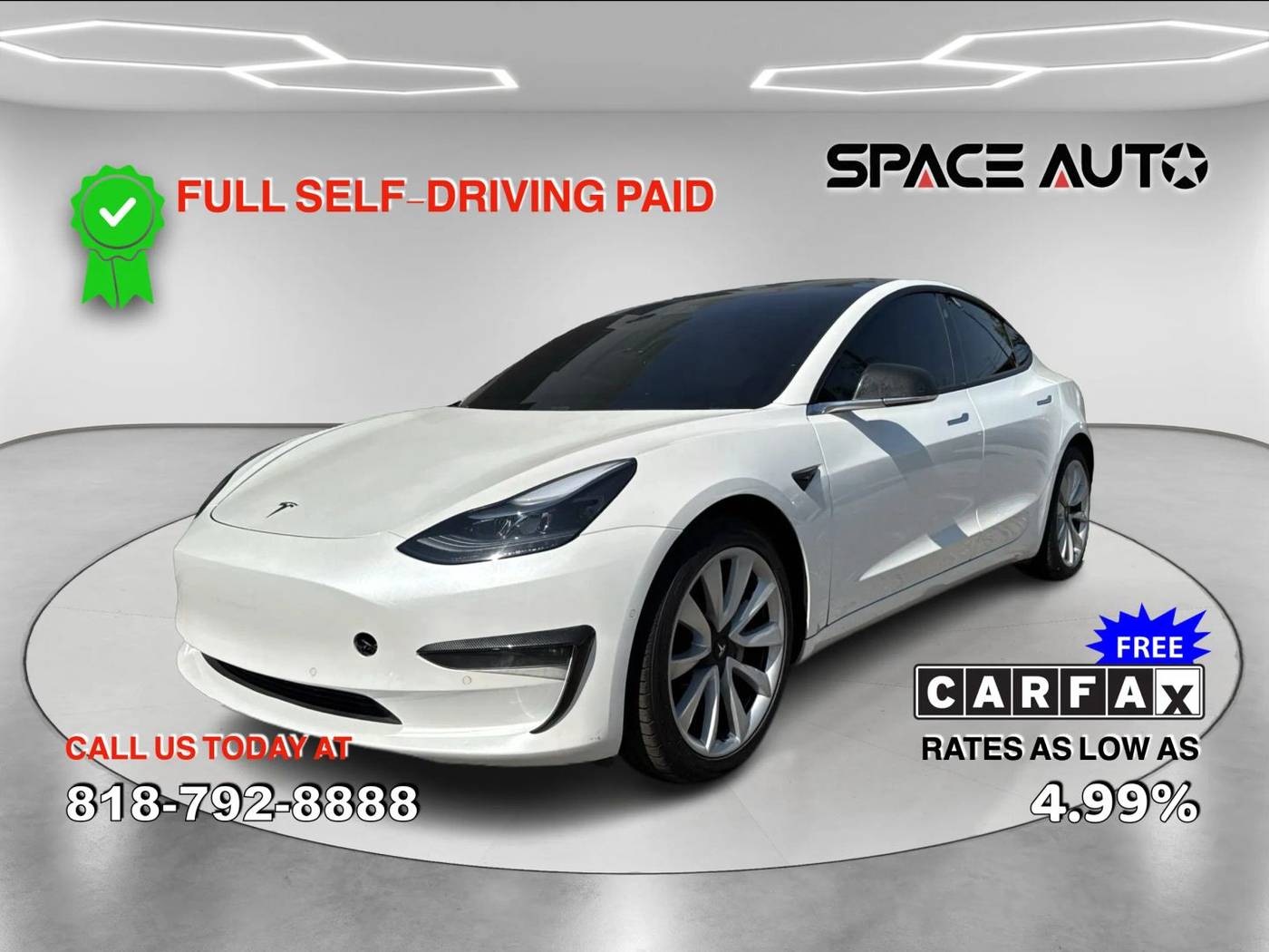 2020 Tesla Model 3 Long Range — Sedan — 90,280 mi — Los Angeles, CA