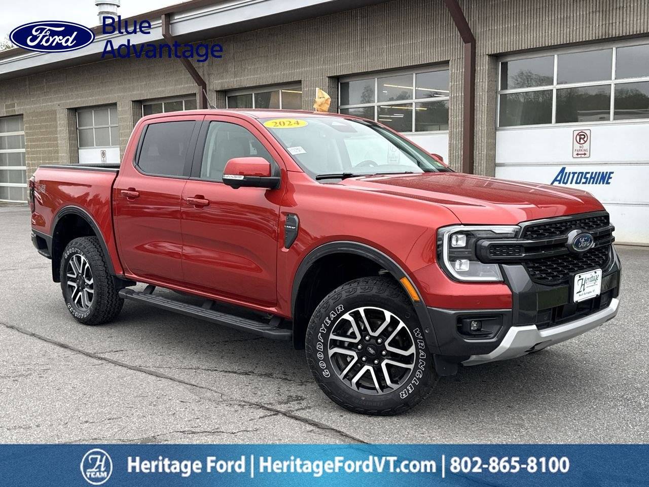 2024 Ford Ranger LARIAT — Pickup Truck — 1,298 mi — South Burlington, VT