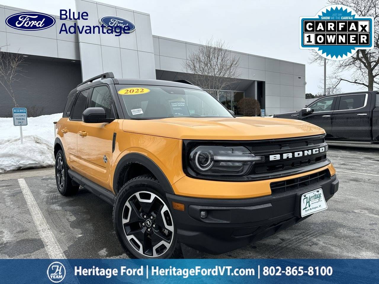 2022 Ford Bronco Sport Outer Banks — SUV — 9,877 mi — South Burlington, VT