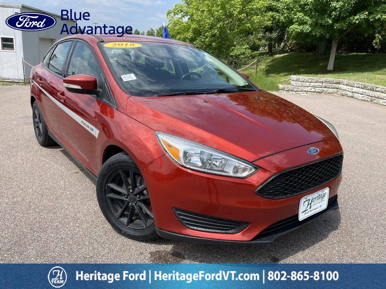 2018 Ford Focus SE — Sedan — 85,878 mi — South Burlington, VT