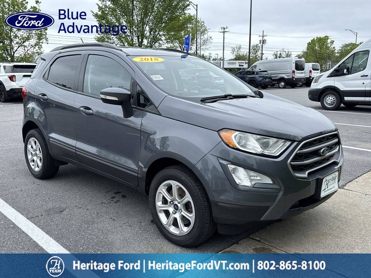 2018 Ford EcoSport SE — SUV — 37,251 mi — South Burlington, VT