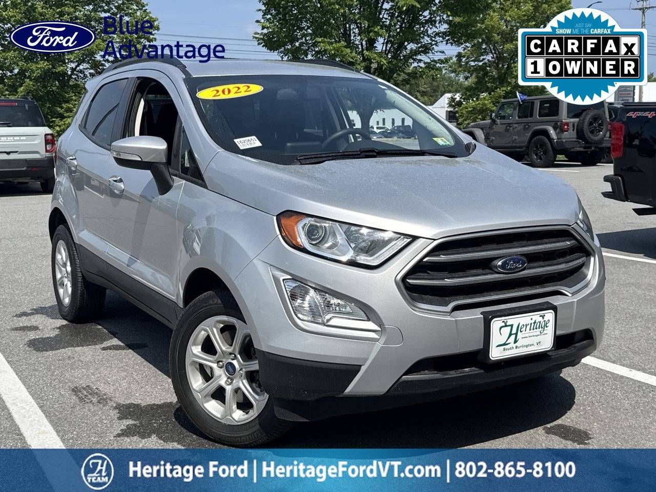2022 Ford EcoSport SE — SUV — 10,604 mi — South Burlington, VT