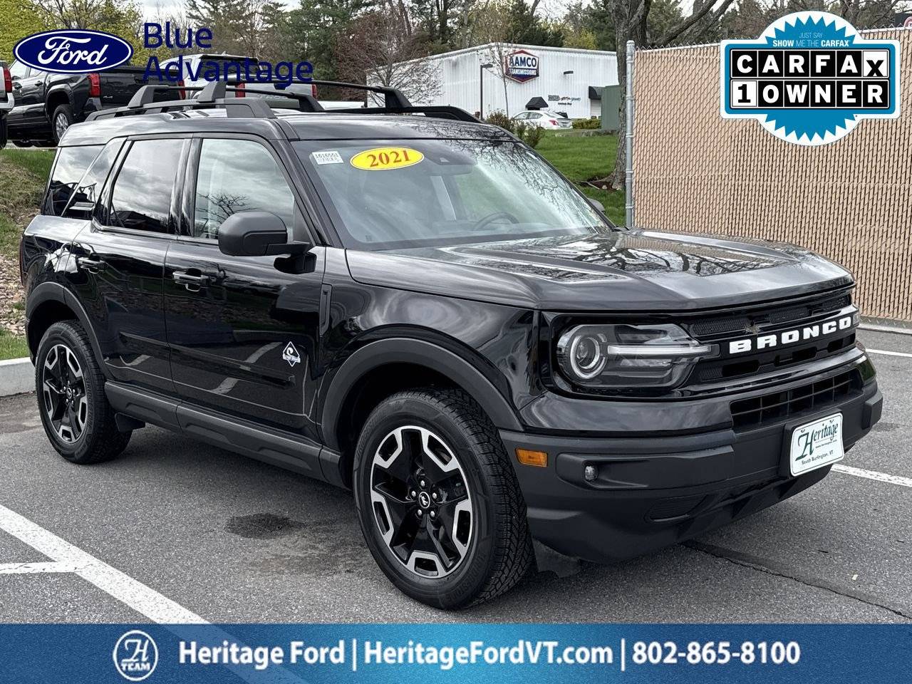 2021 Ford Bronco Sport Outer Banks — SUV — 42,961 mi — South Burlington, VT