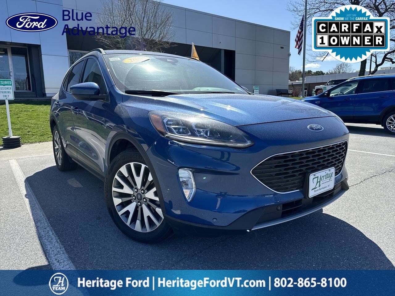 2022 Ford Escape Titanium Hybrid — SUV — 23,232 mi — South Burlington, VT