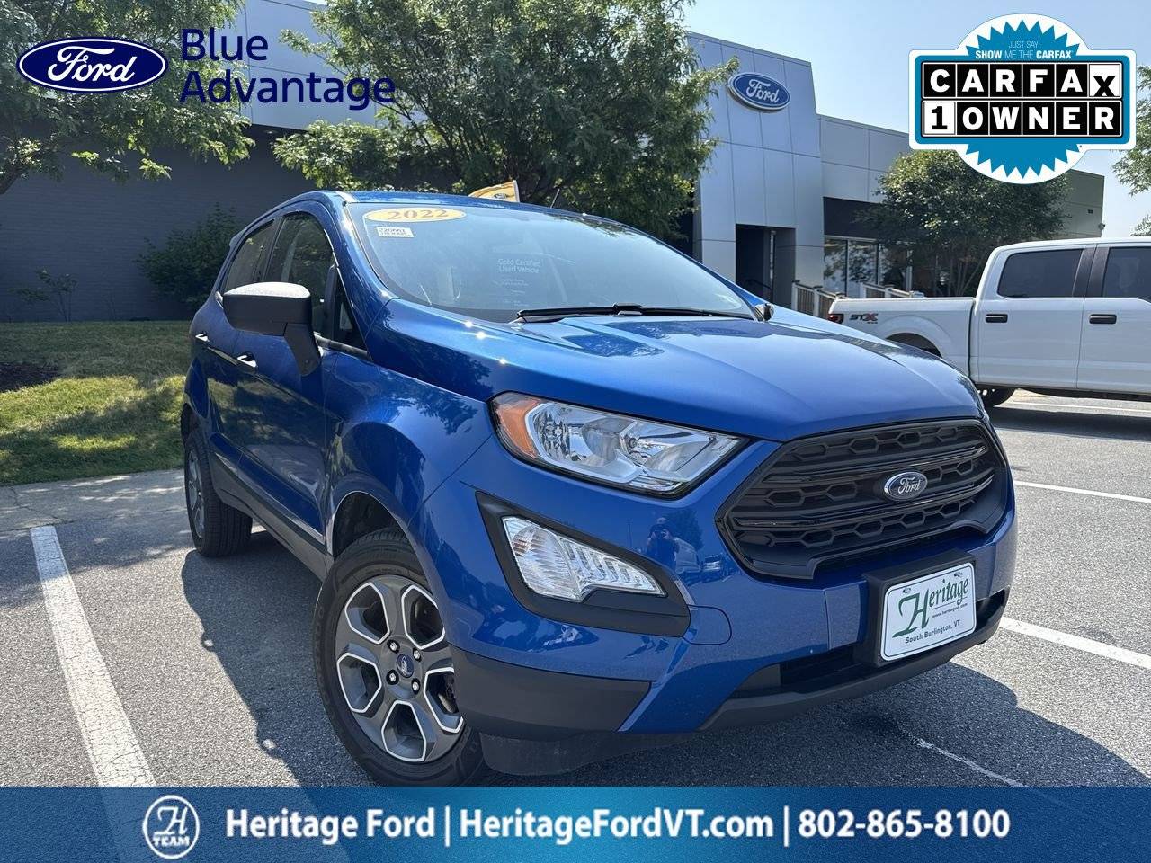 2022 Ford EcoSport S — SUV — 35,034 mi — South Burlington, VT