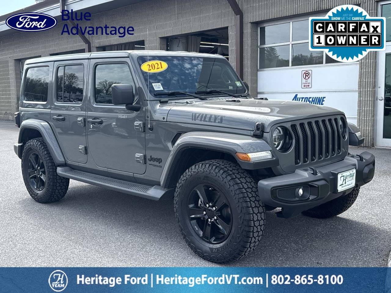 2021 Jeep Wrangler Sahara Altitude — SUV — 50,393 mi — South Burlington, VT