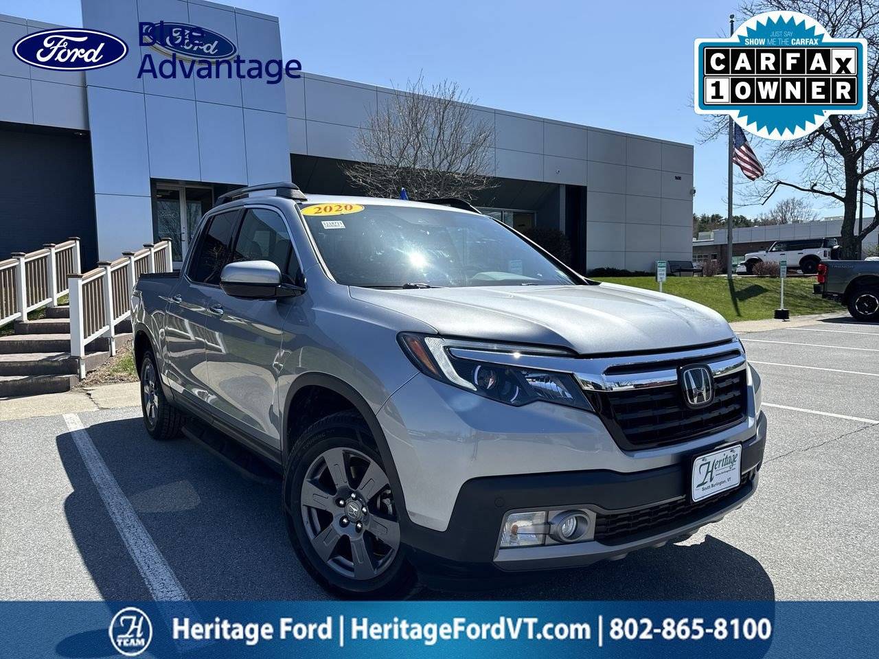 2020 Honda Ridgeline RTL-E — Pickup Truck — 102,349 mi — South Burlington, VT