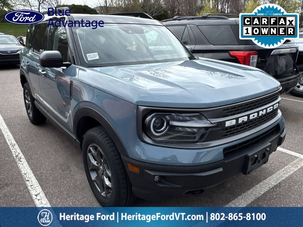 2022 Ford Bronco Sport Badlands — SUV — 47,260 mi — South Burlington, VT