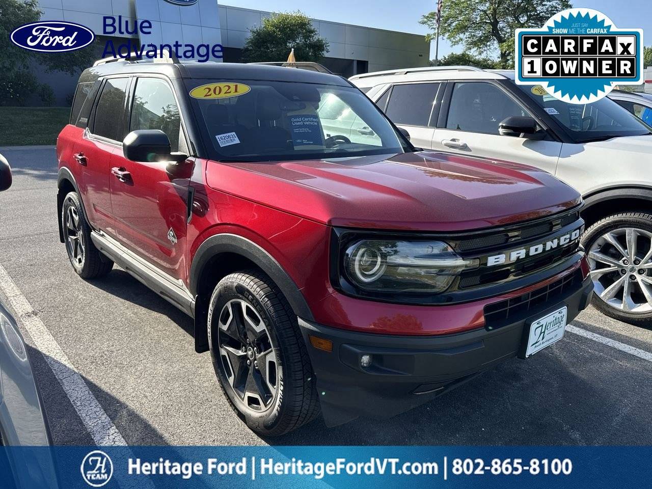 2021 Ford Bronco Sport Outer Banks — SUV — 73,104 mi — South Burlington, VT