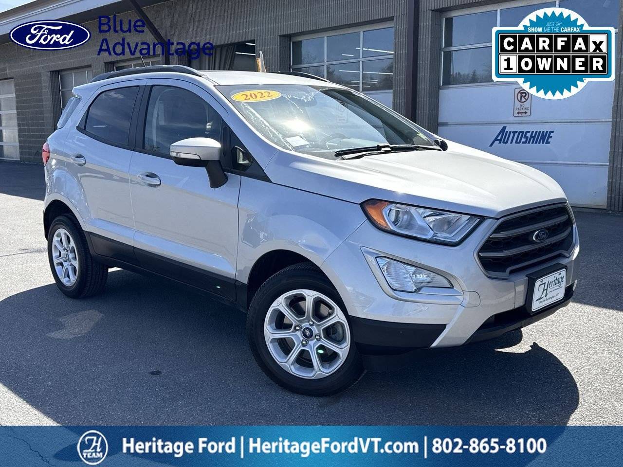 2022 Ford EcoSport SE — SUV — 12,152 mi — South Burlington, VT