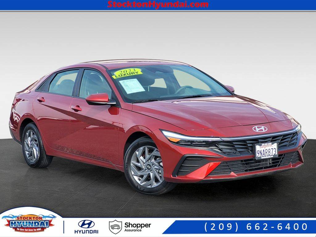 2024 Hyundai Elantra Hybrid Blue — Sedan — 3,385 mi — Stockton, CA