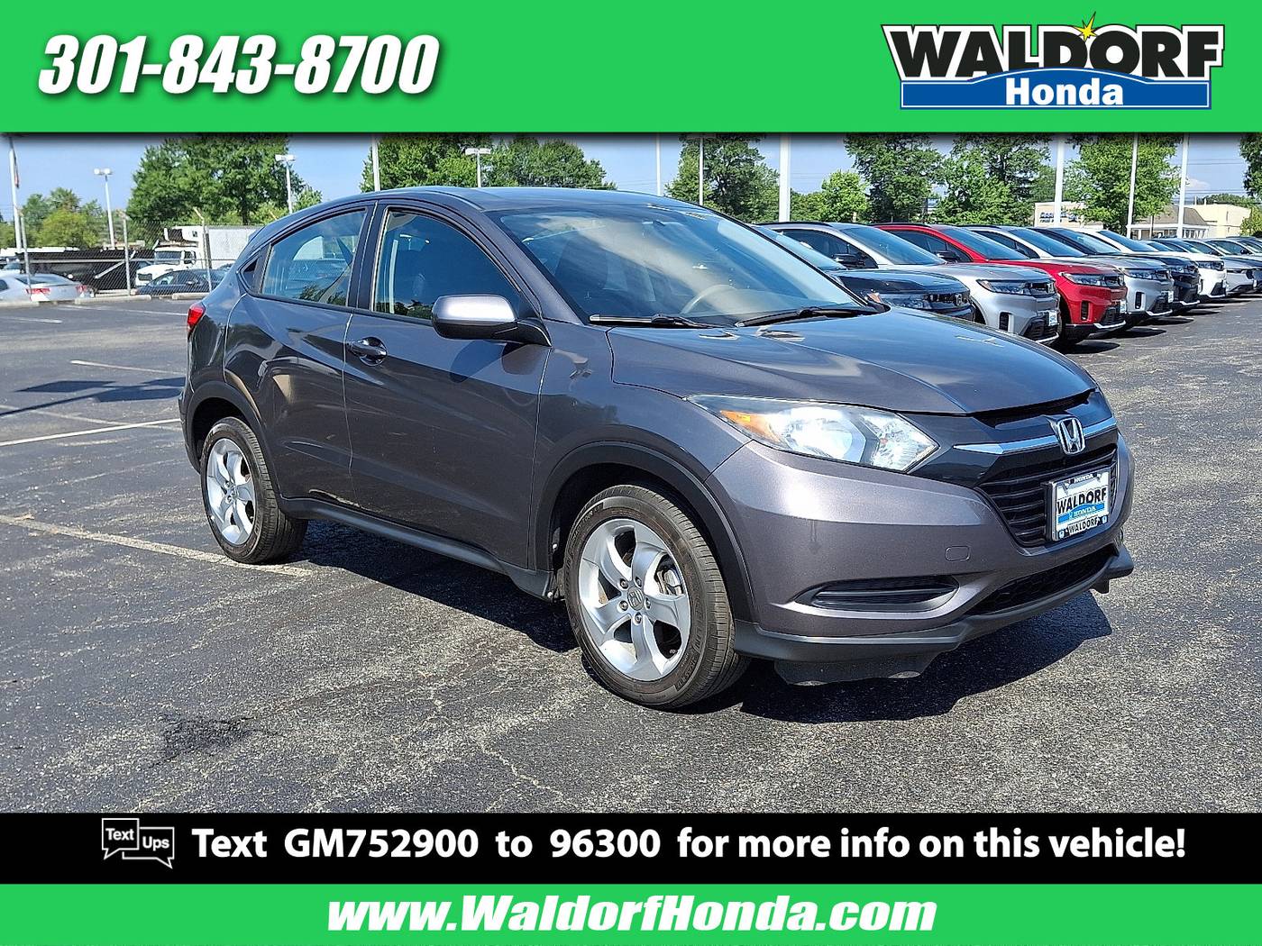 2016 Honda HR-V LX — SUV — 74,854 mi — Waldorf, MD