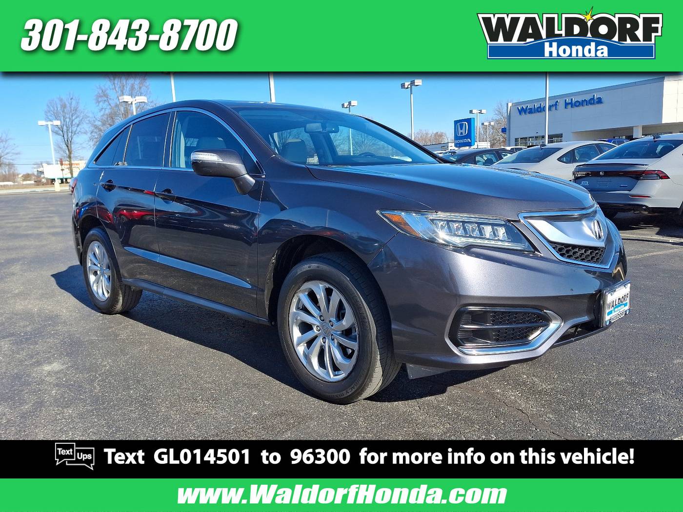 2016 Acura RDX Standard — SUV — 59,553 mi — Waldorf, MD