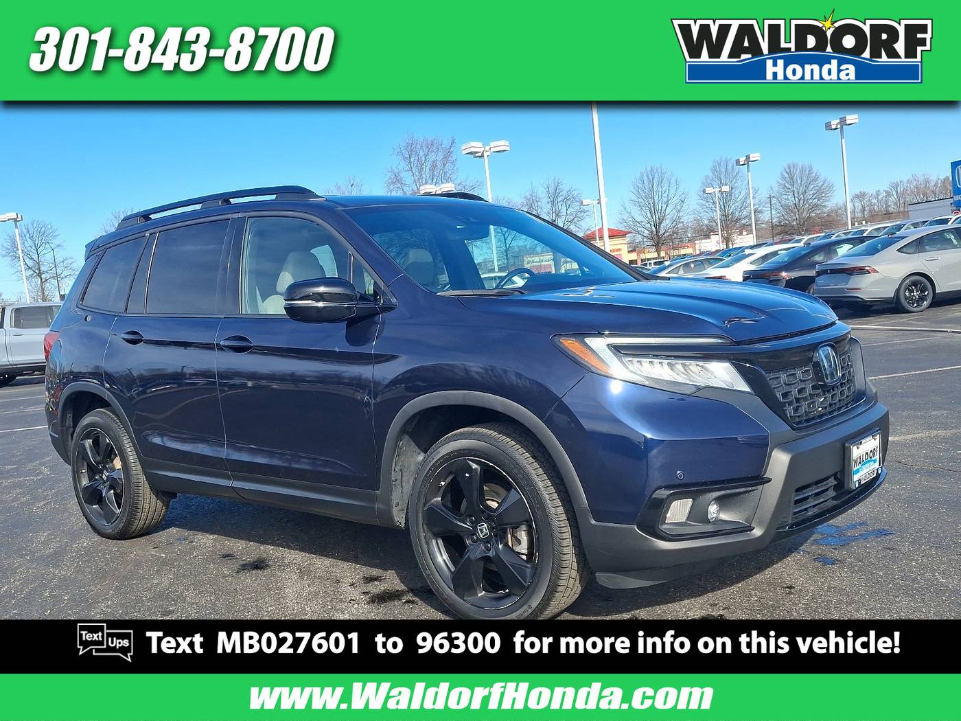 2021 Honda Passport Elite — SUV — 48,255 mi — Waldorf, MD