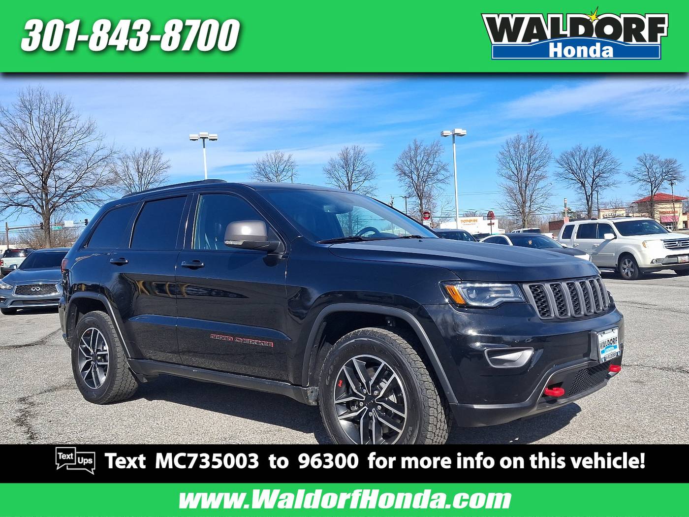 2021 Jeep Grand Cherokee WK Trailhawk — SUV — 70,599 mi — Waldorf, MD