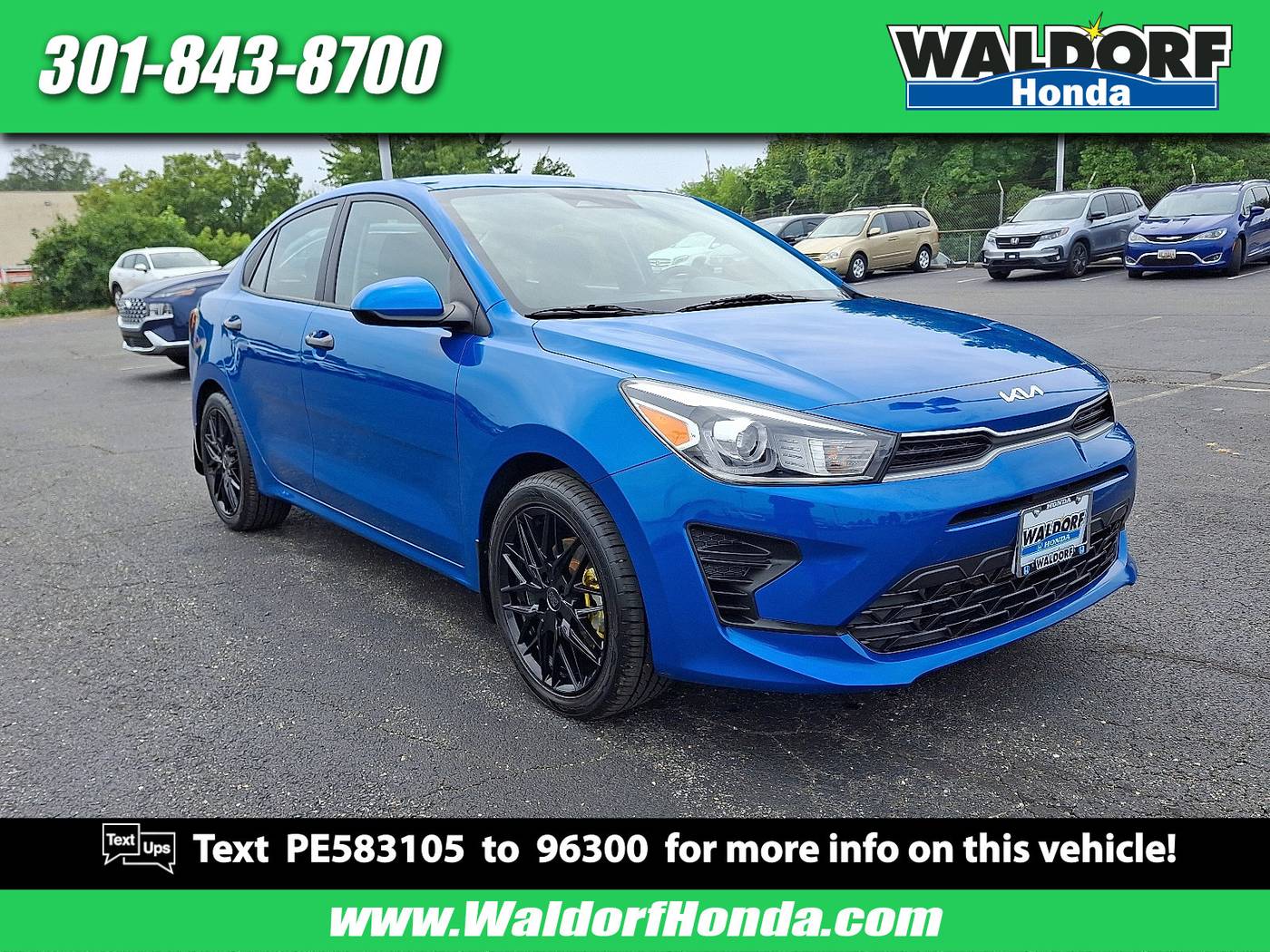 2023 Kia Rio S — Sedan — 87,938 mi — Waldorf, MD