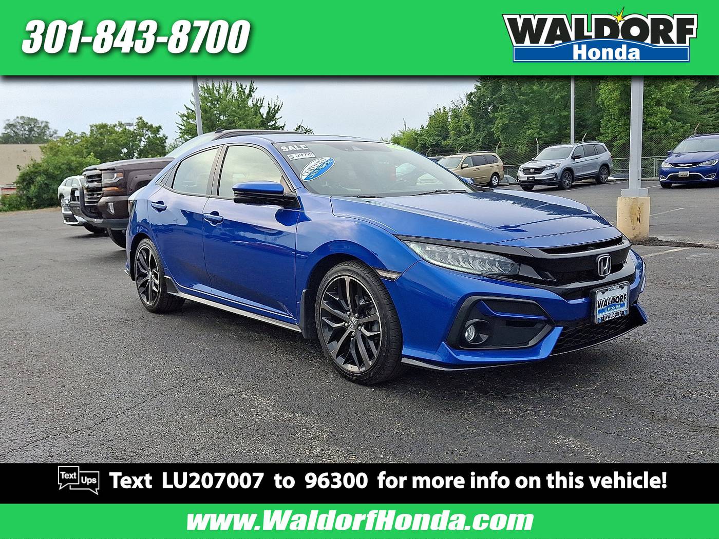 2020 Honda Civic Sport Touring — Hatchback — 64,648 mi — Waldorf, MD