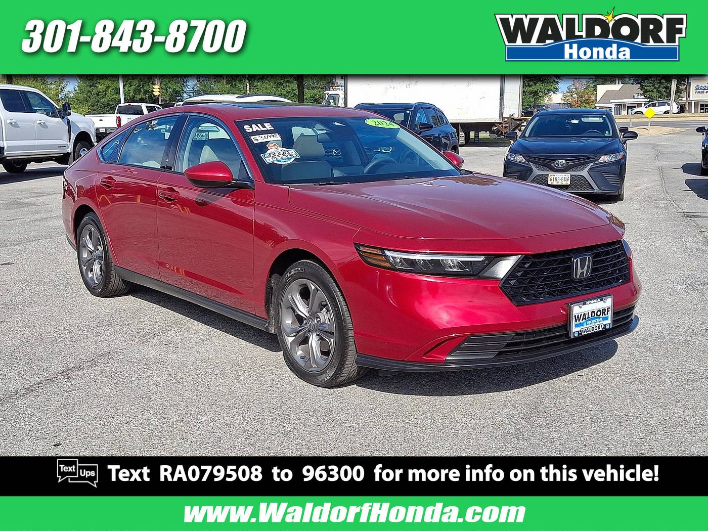 2024 Honda Accord EX — Sedan — 9,107 mi — Waldorf, MD