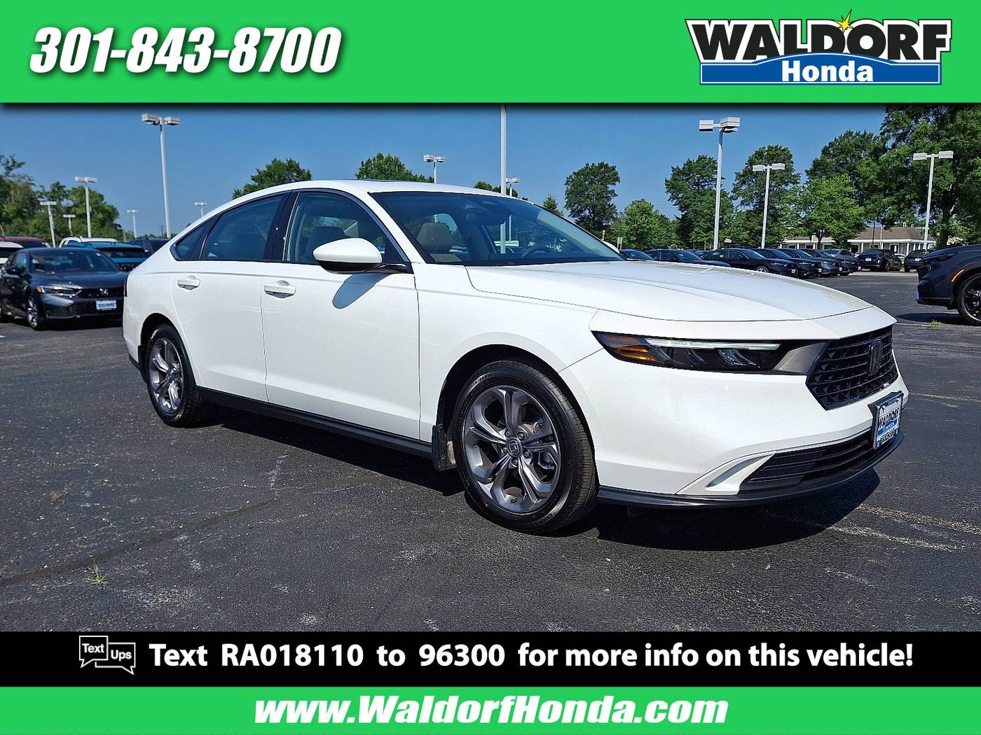 2024 Honda Accord EX — Sedan — 11,788 mi — Waldorf, MD