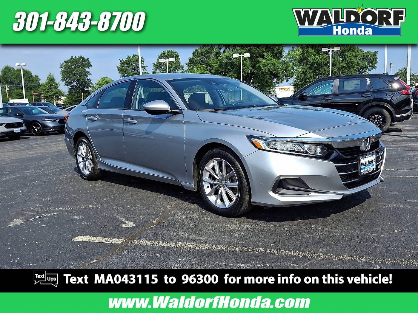 2021 Honda Accord LX — Sedan — 80,445 mi — Waldorf, MD