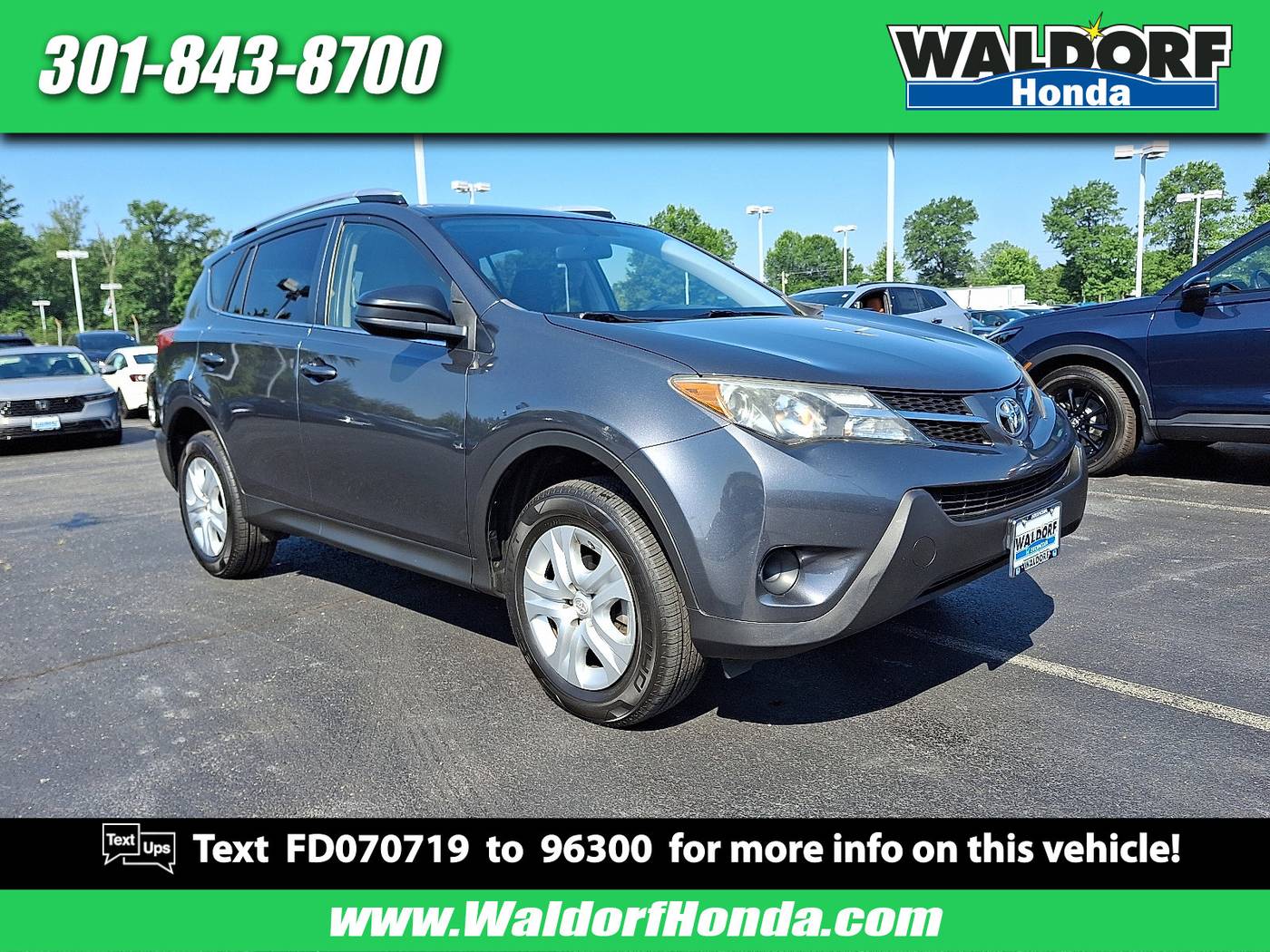2015 Toyota RAV4 LE — SUV — 109,879 mi — Waldorf, MD