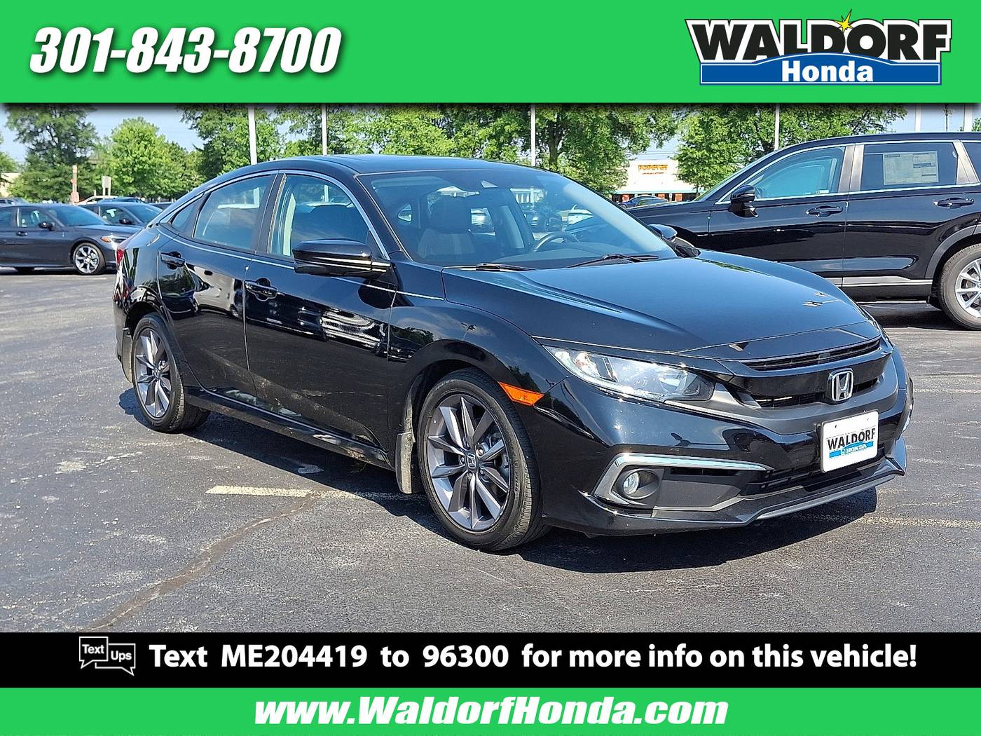 2021 Honda Civic EX — Sedan — 65,721 mi — Waldorf, MD