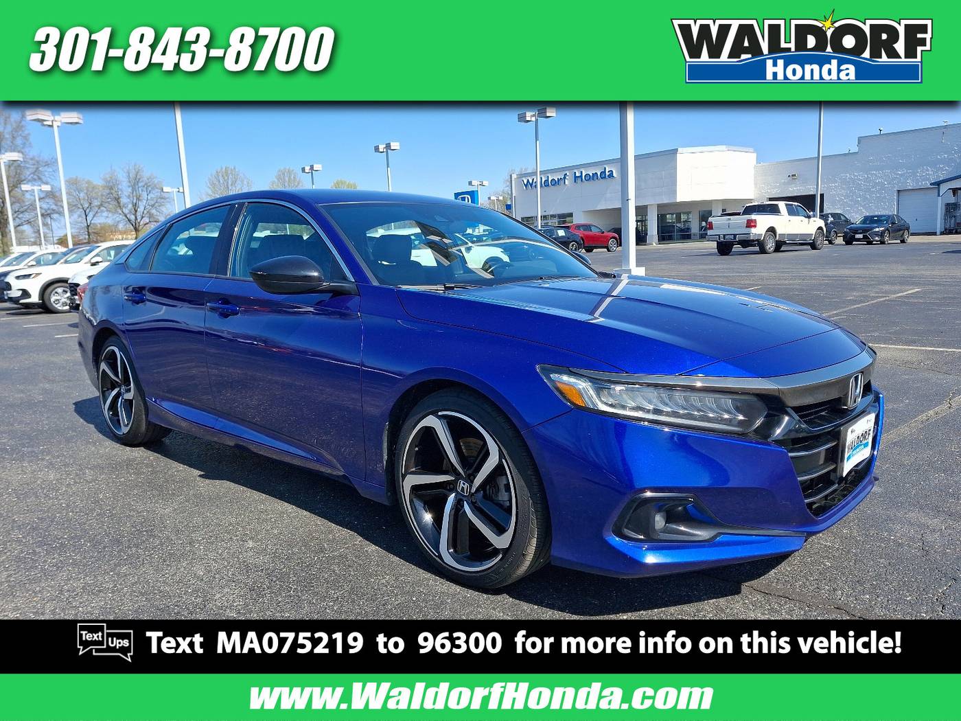 2021 Honda Accord Sport — Sedan — 94,724 mi — Waldorf, MD