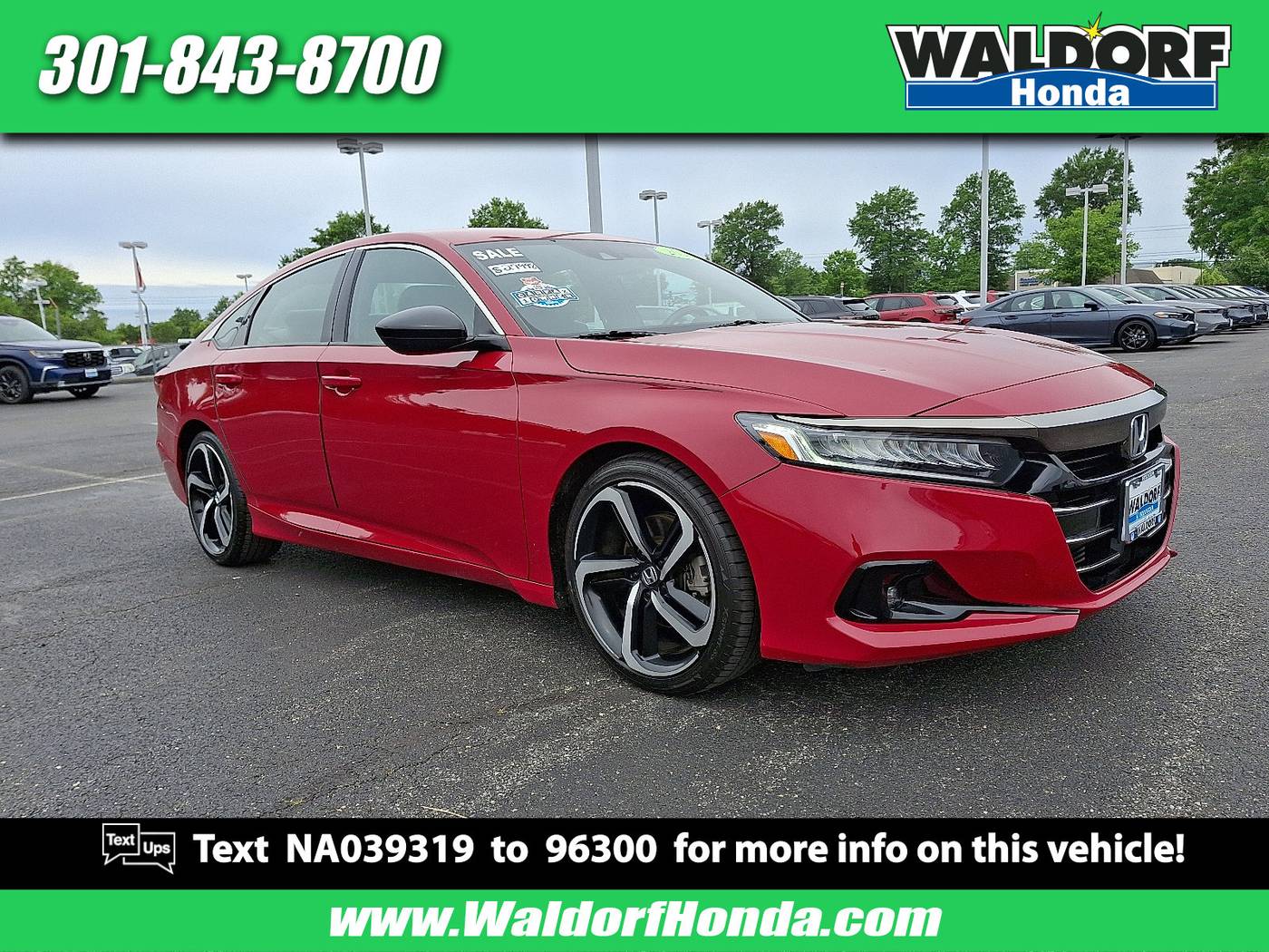 2022 Honda Accord Sport — Sedan — 61,834 mi — Waldorf, MD