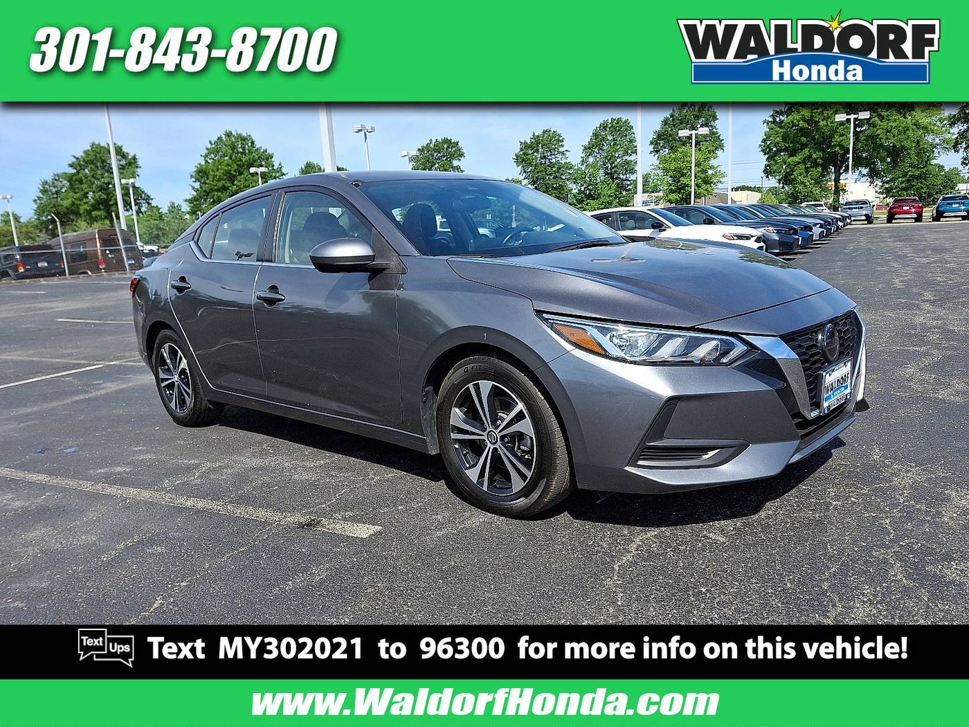 2021 Nissan Sentra SV — Sedan — 62,519 mi — Waldorf, MD